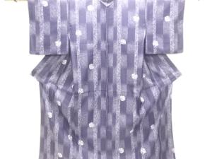 兎模様小紋着物